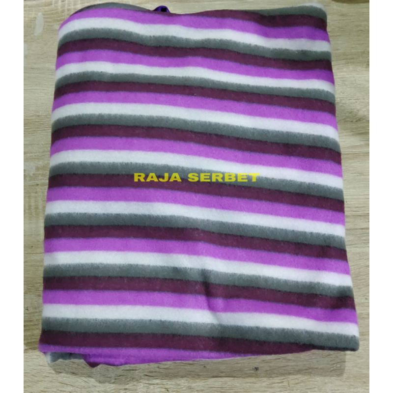 Selimut salur / Garis / Pelangi uk 155x 200 cm