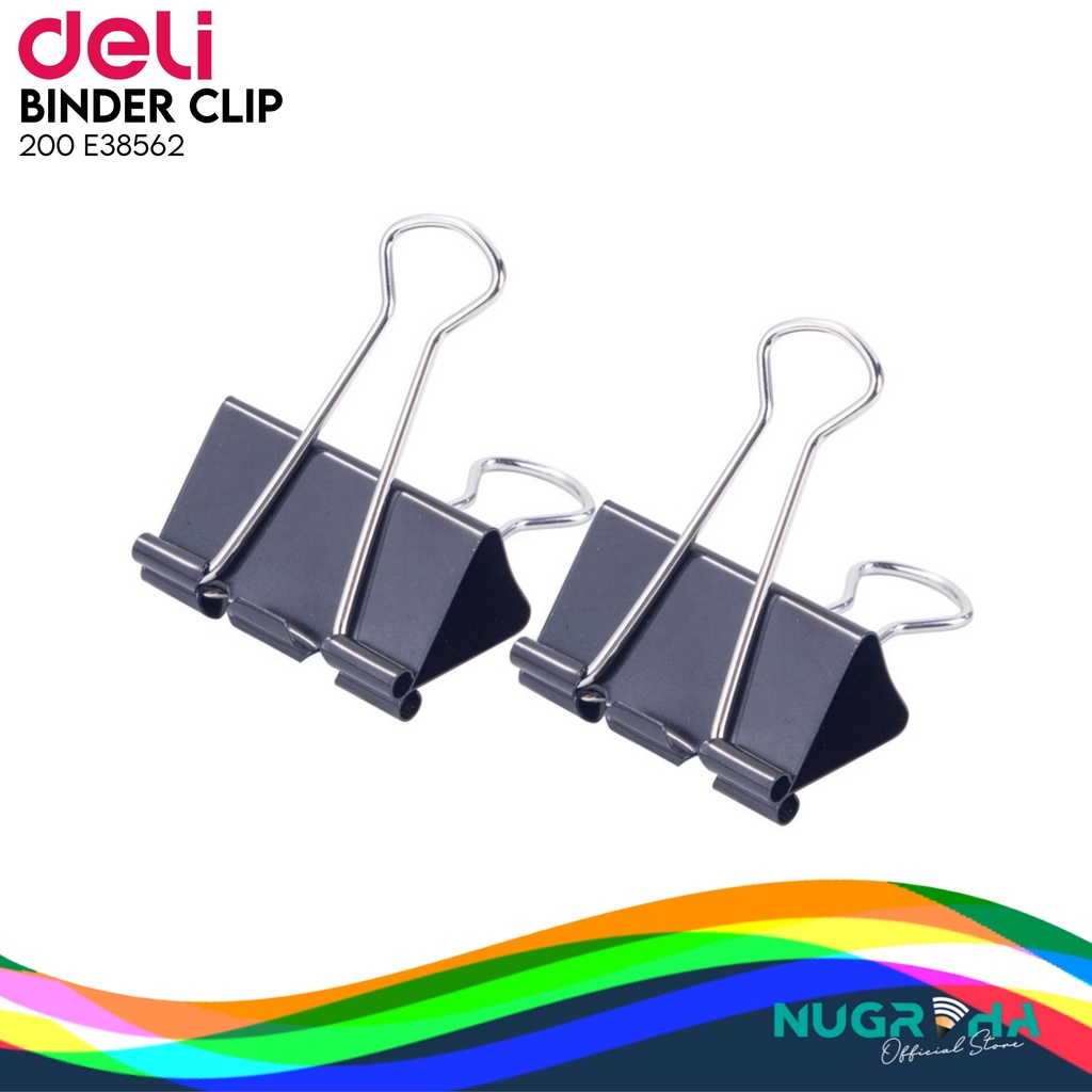 

PENJEPIT KERTAS / BINDER CLIP 200 DELI E38562