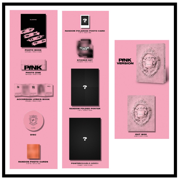 BLACKPINK Album - KILL THIS LOVE [ALBUM SEALED READY STOCK]