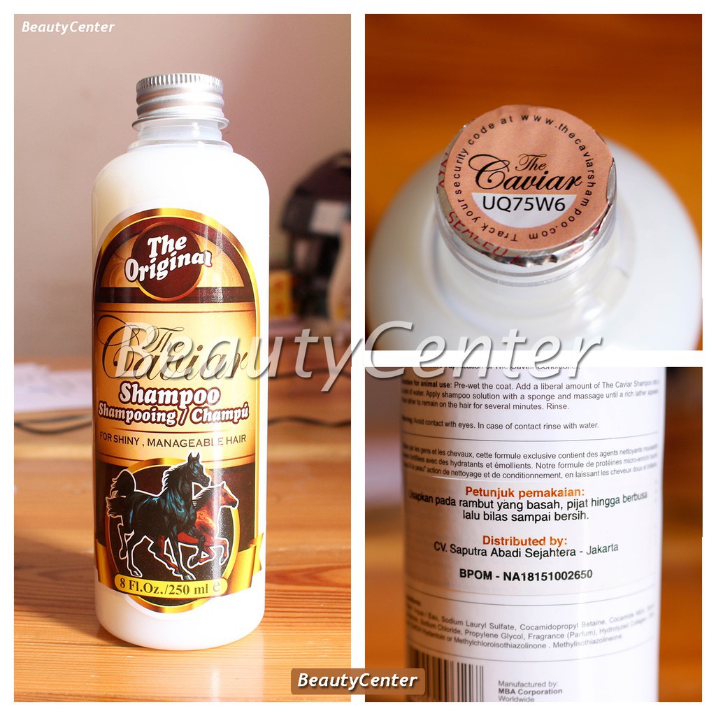 ORIGINAL  Caviar Shampoo BPOM Original