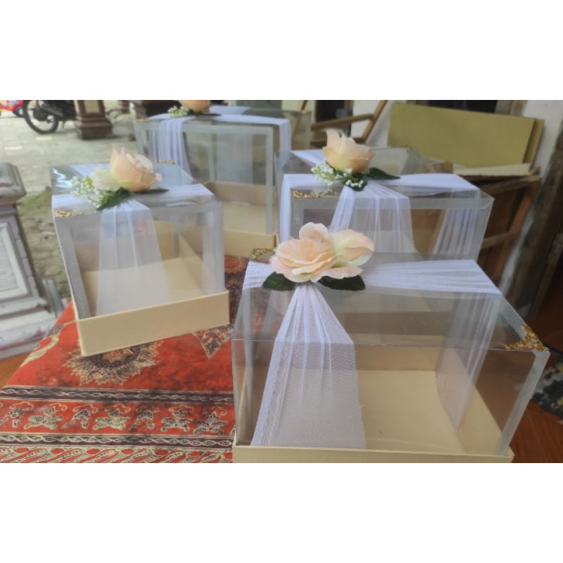 kotak hantaran murah 1 set isi 6 / kotak seserahan