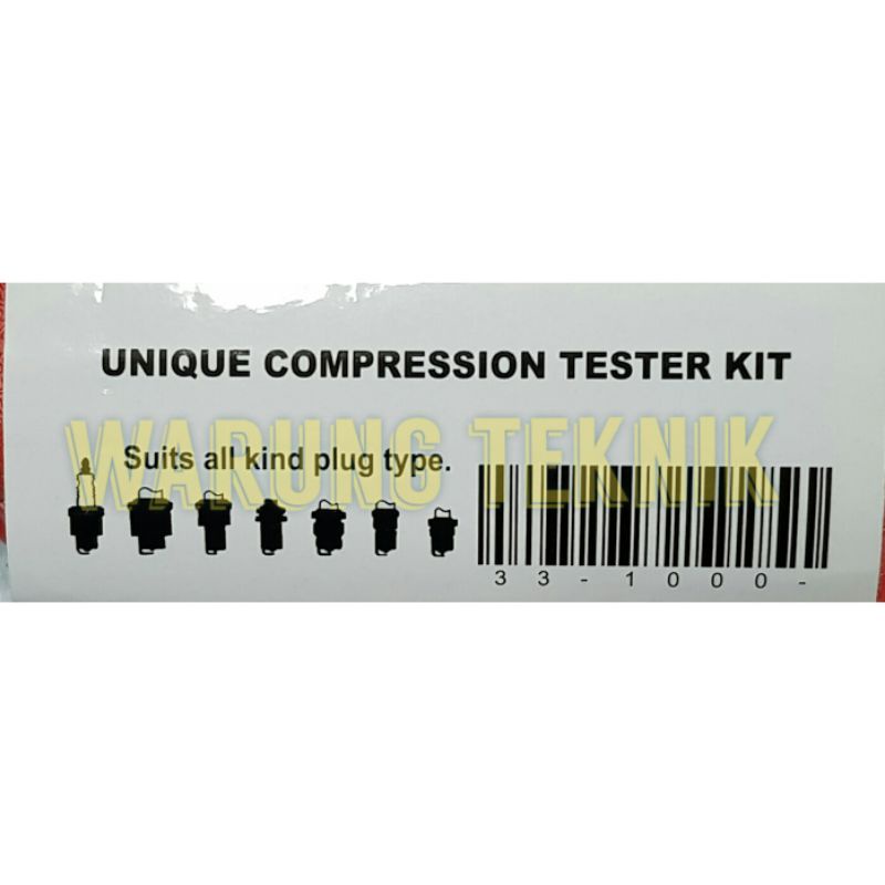 ALAT TES KOMPRESI MESIN BENSIN COMPRESSION TESTER KIT WIPRO WP1000