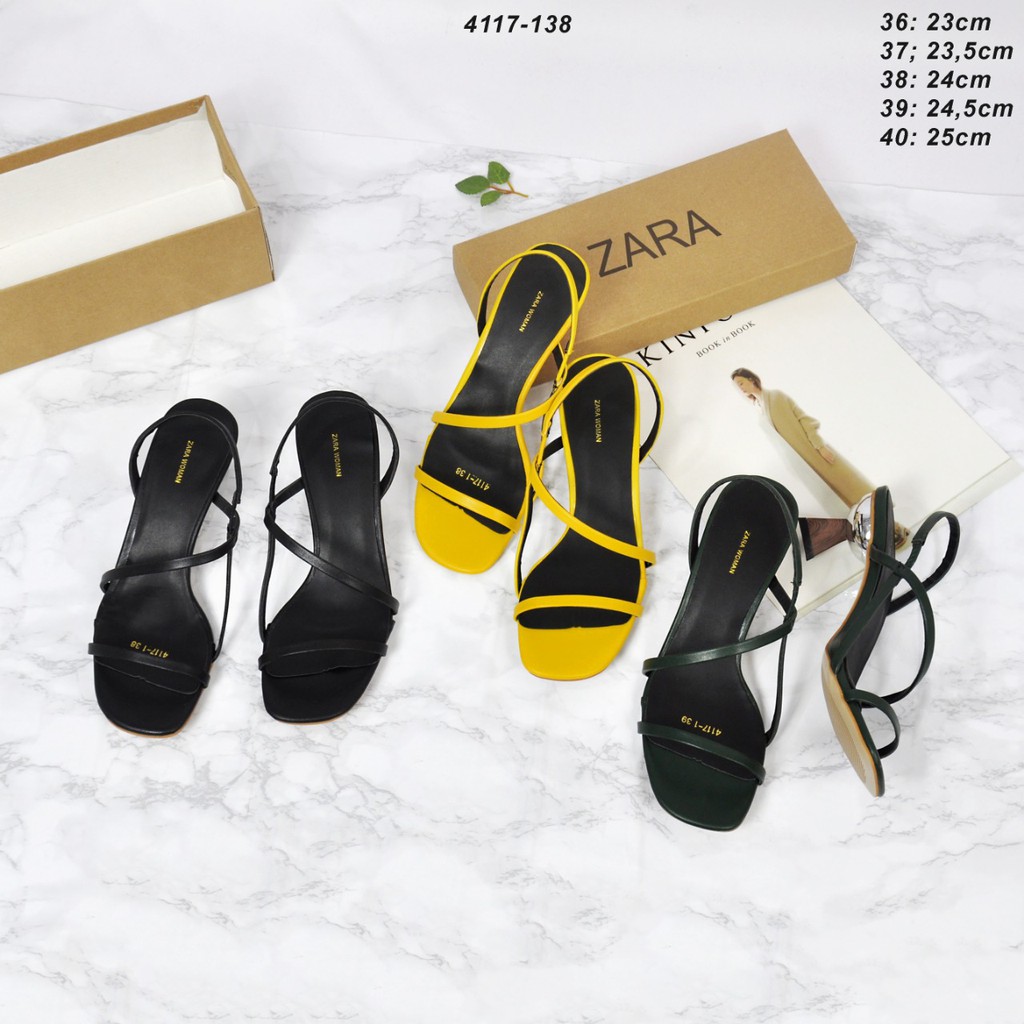 SALE SANDAL  HEELS ZARA SANDAL FASHION SANDAL JALAN SANDAL TRENDY BAGUS DAN GOOD QUALITY IMPORT