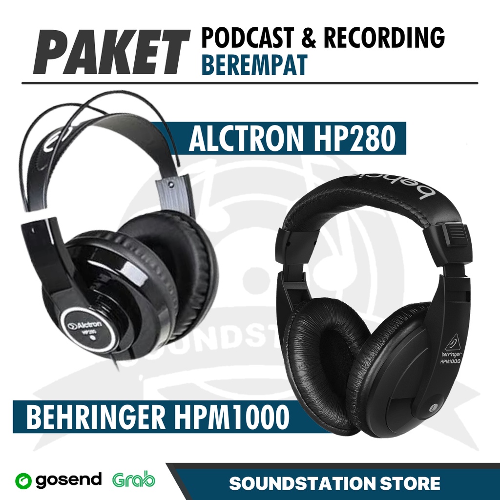 Paket Podcast 4 Orang Murah Bergaransi Original Mic BM-800 | BM800-4