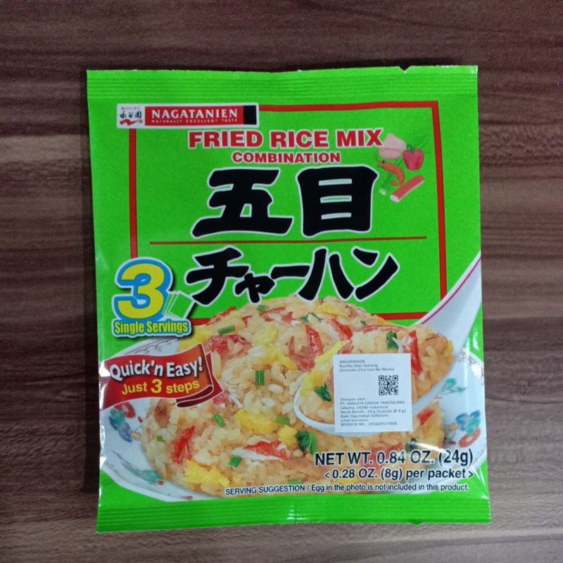 

Nagatanien Fried Rice Mix Combination 24gr