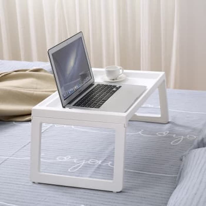 Meja Laptop Lipat Potable Meja Makan Kasur