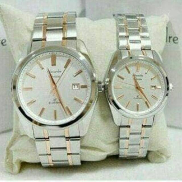 Jam Tangan Couple Alexandre AC8514 Original Combinasi