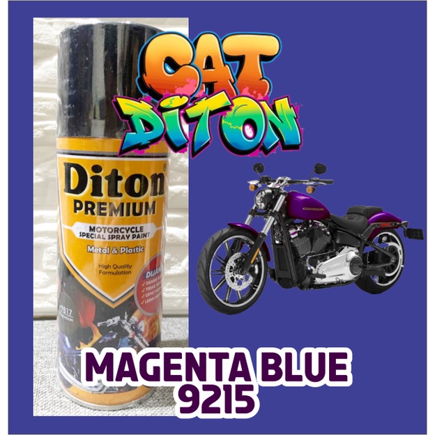 Cat Pilox Diton Premium Magenta Blue 9215 warna ungu merah biru 400cc pylox pilok