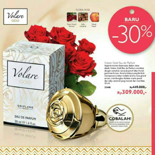Parfum Volare Gold Oriflame
