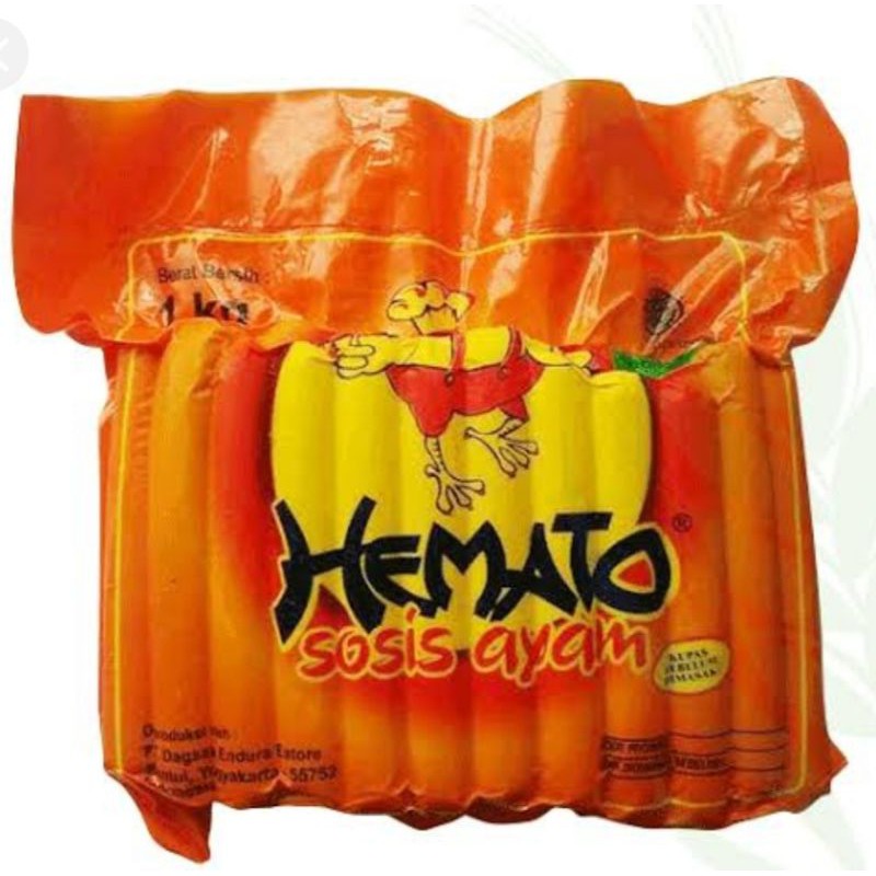 

Hemato sosis ayam 1000gr (isi 40)