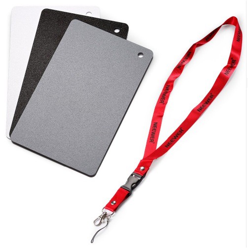 

3in1 Digital Grey Card 10cm x 13cm; White,Black,18% Gray Color White B