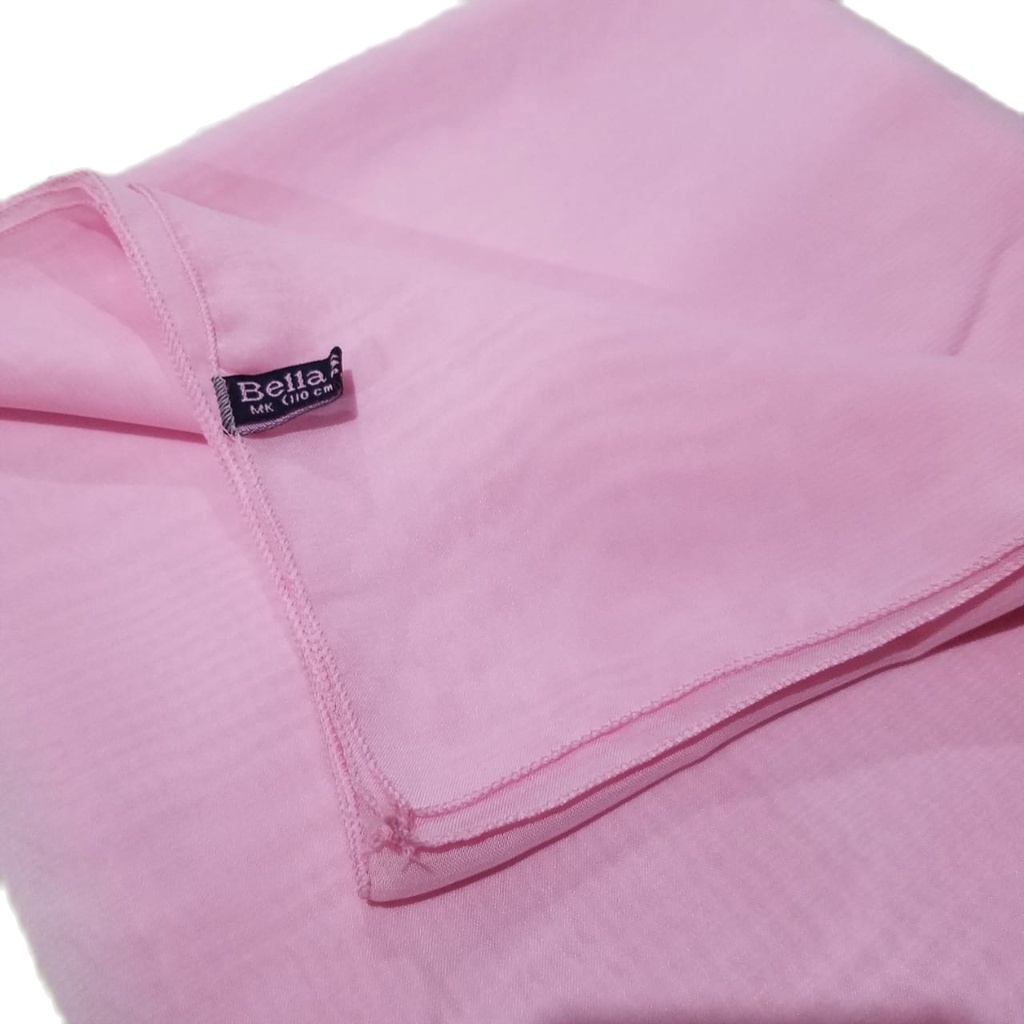 Fashion Official Kerudung Segi Empat BELLA SQUARE Warna Terlengkap Lilac Premium