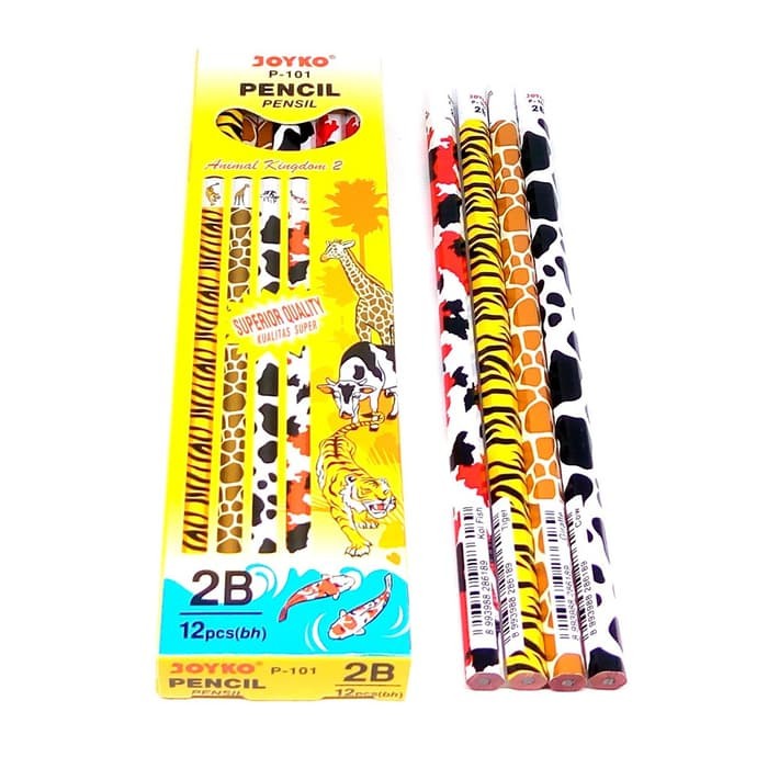 

JOYKO Pencil/Pensil P-101 2B Animal Kingdom 2