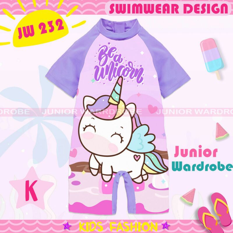 BAJU RENANG ANAK TANGGUNG / BAJU RENANG ONE SUIT / BAJU RENANG ANAK WANITA / BAJU RENANG TERUSAN