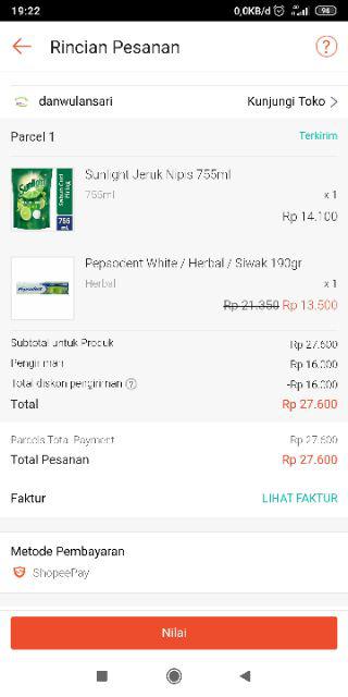 Sunlight Jeruk Nipis 755ml