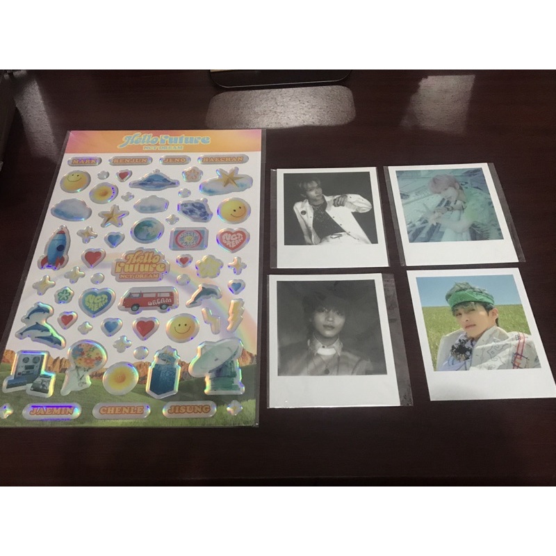 wts polaroid haechan future, polaroid jisung hello & future