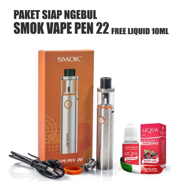 Pulpen Fullset PEN22 Paket Lengkap vapoor vapee