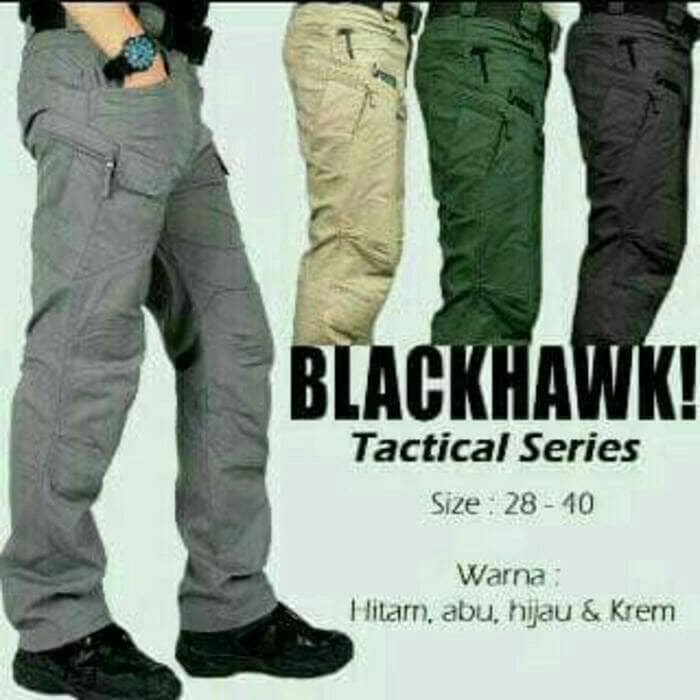 MURAH  celana Taktikal blackhawk ori - Abu-abu Muda, 30