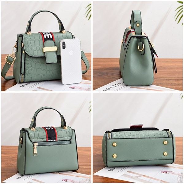 BJ81617 - BLACK/BROWN/GRAY/GREEN/KHAKI/PINK - TAS SLEMPANG JINJING TOTEBAG HANDBAG TAS WANITA FASHION IMPORT MODIS ELEGAN TERMURAH TERLARIS TERBARU BAGSTORE JAKARTA TAS BATAM JT11071 GT1617
