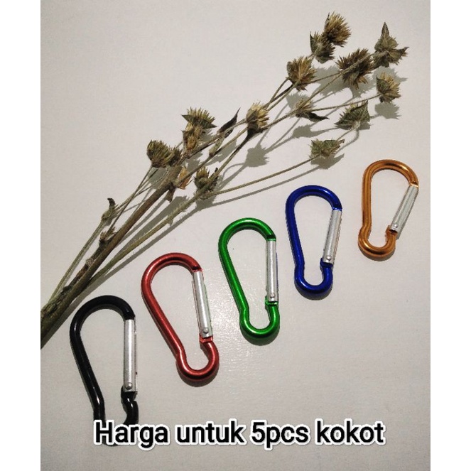 5 Pcs Kokot Carabiner / 5pcs kokot warna/carabiner mini