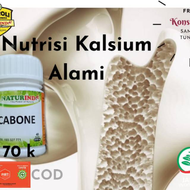 Nutrisi Kalsium Cabone NaturindoFit