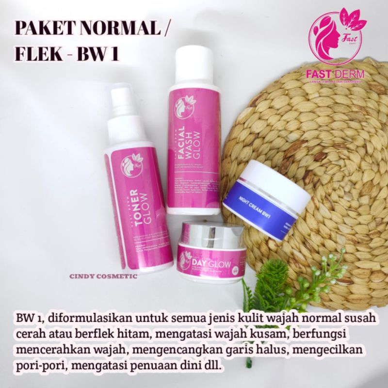 [BISA COD] PAKET BASIC NORMAL FLEK BW 1 / BW 2 - FAST DERM