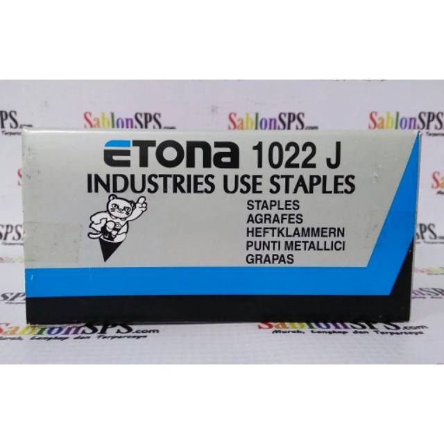 Staples ETONA 1022 J Isi 3.000 pcs Staples Untuk Industri