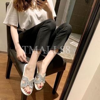 Sandal Wanita Motif Manik-Manik Fashion Korea Import Real Pict Tmall88