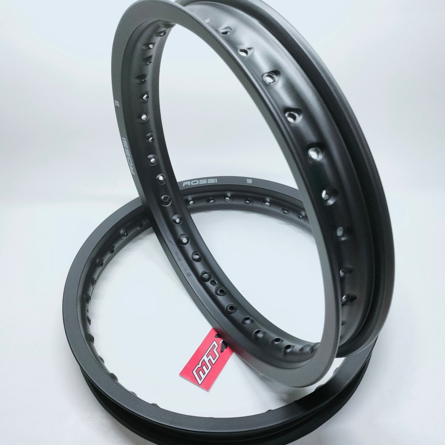 VELG RING 14 ROSSI HITAM UKURAN 185 - 215 (2PCS)