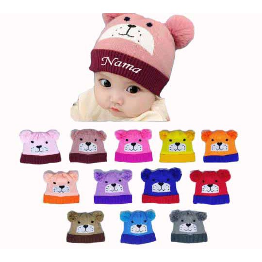 Kupluk bayi lion FREE bordir nama sendiri