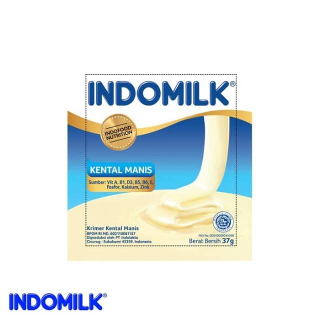 Indomilk Susu Kental Manis Saset 37gr Shopee Indonesia
