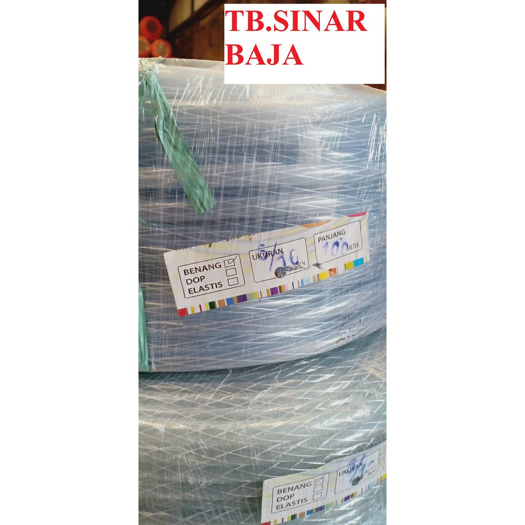 Selang Air Benang Serat Tebal 5/16 Per Roll / Selang Benang 5/16 inch