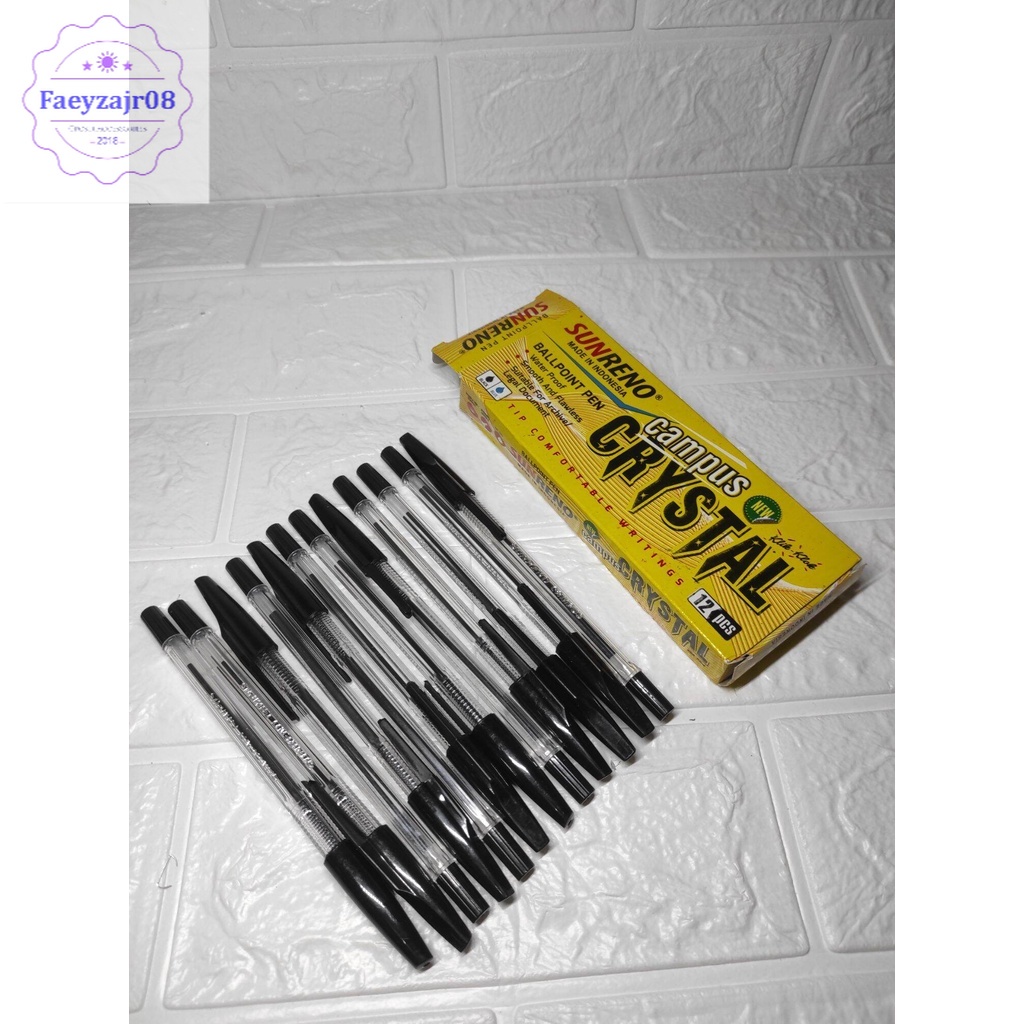 

12 pcs pulpen crystal campus murah