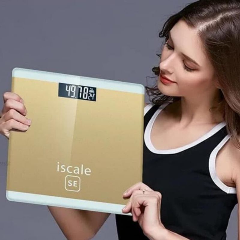 Timbangan badan digital slim polos