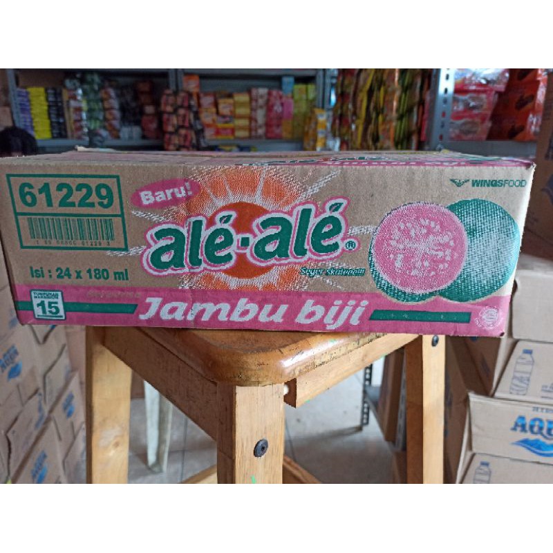 

Ale Ale Minuman Gelas Rasa Jambu Biji Dus Isi 24 Pcs