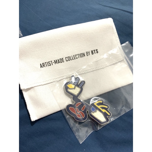 (SHARING) ARTIST-MADE COLLECTION BY V BROOCH FACES - BLUE