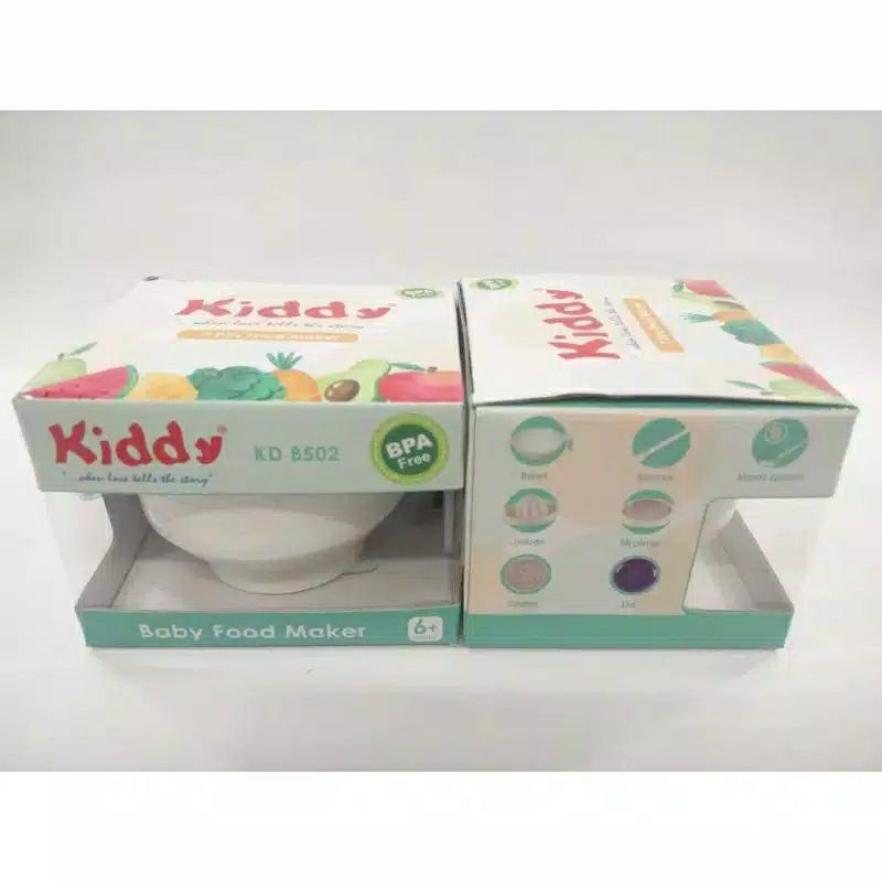 KIDDY Food Maker MPASI baby Set 7 in 1 perlengkapan MPASI Grinding Set Alat Pengolah MPASI GRINDER