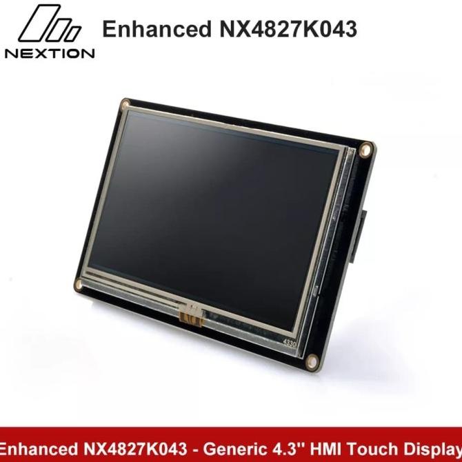 Nextion Enhanced Nx4827K043 - 4.3'' Hmi Lcd Touchscreen Serial Usart