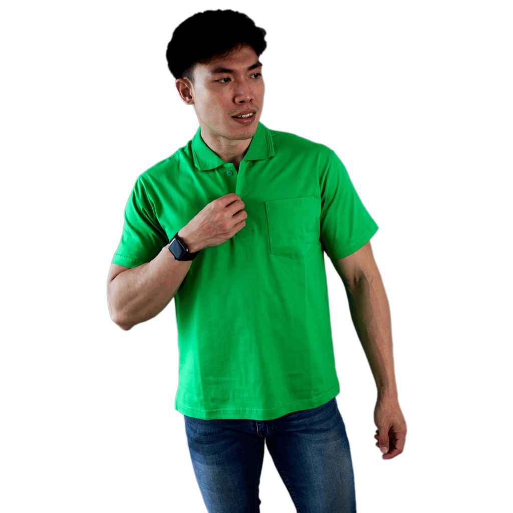 HAMANN Kaos Polo Combed 24s Hijau Fuji