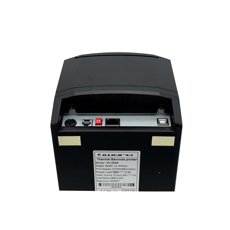 Barcode Thermal Label Printer IWARE IW-385B 365B USB LAN 80MM