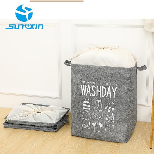 Keranjang Baju Cucian Pakaian Kotor Laundry Basket / Tempat Baju Kotor / Tempat Penyimpanan