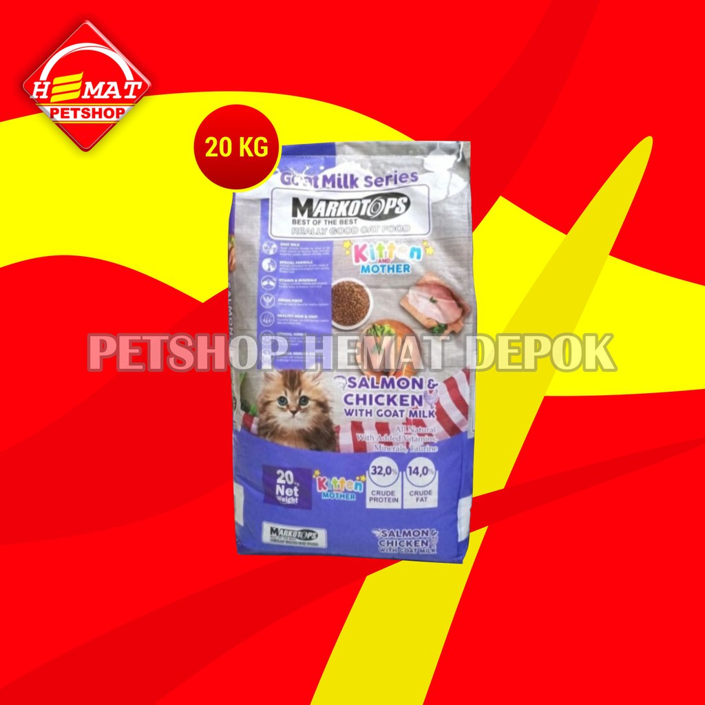 Makanan Kucing Markotops 20 Kg cat food markotop 20kg