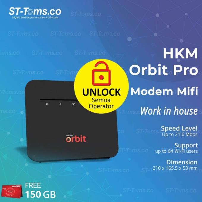 [[[RAMADHAN SALE]]] HKM 281 / HKM281 Orbit Pro Modem Telkomsel WiFi 4G High Speed