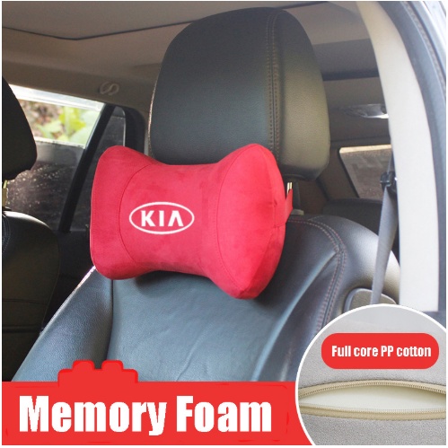 1pc Bantal Tidur logo Kia K5 k3 K2 Picanto Rio Soren Sportage Sorento KX3 KX5 K3S Untuk Jok Mobil