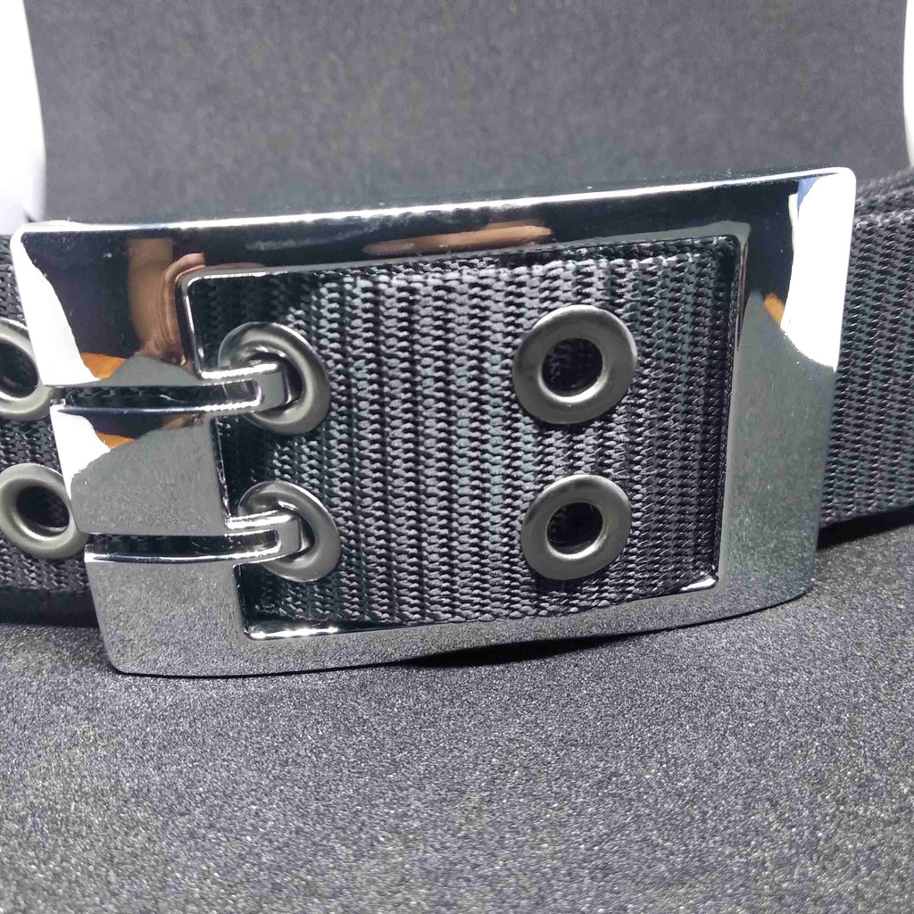 Ikat Pinggang Gesper Jarum Ganda Tali Nylon Canvas Sabuk Tactical Belt Fashion (S013)