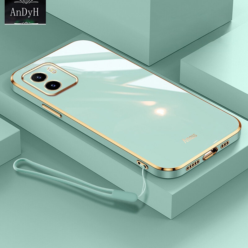 Andyh Soft case Hp Dengan Tali Untuk Vivo 15S / Y15A / Y01