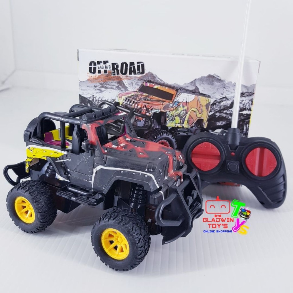 Mainan Mobil Remote Control - RC Jeep Rock Crawler