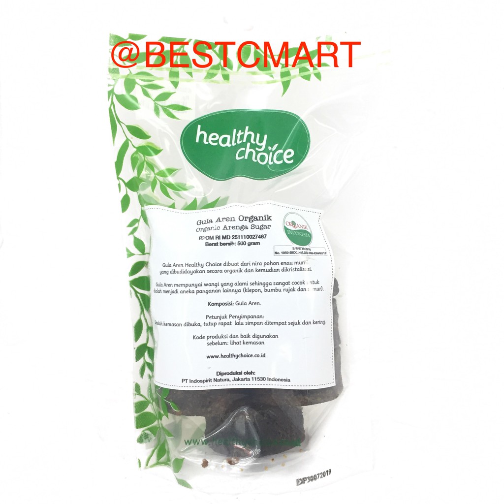 

HEALTHY CHOICE GULA AREN ORGANIK 500GR