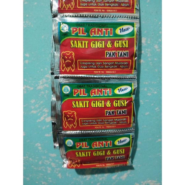 pak tani obat sakit gigi mujarab 100% ori murah harga 1 rtg