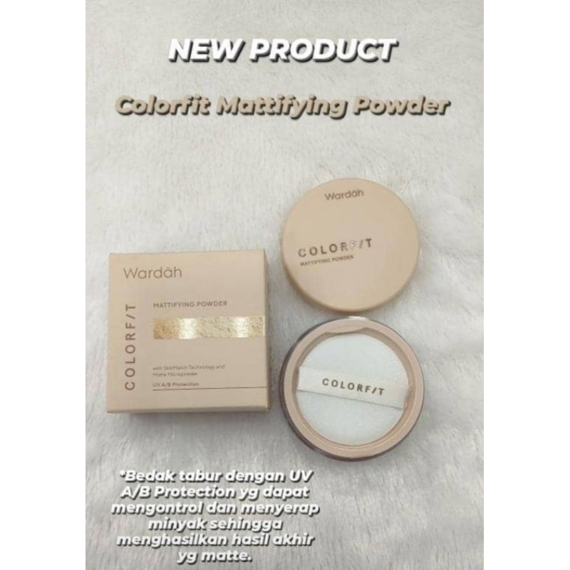 WARDAH Colorfit Mattifying Powder | Bedak Tabur